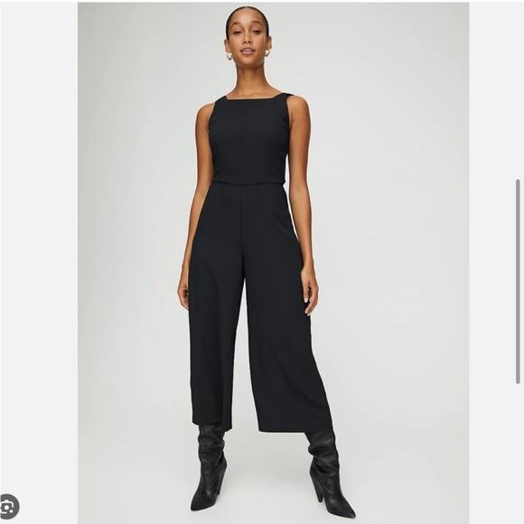 Wilfred Pants - Aritzia Wilfred Ecoulment Wide Leg Jumpsuit Size 0